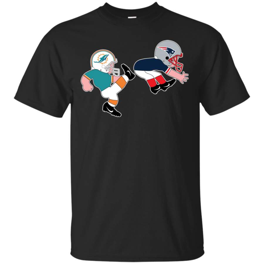Miami Dolphins Shop - AGR Miami Dolphins kick ass New England Patriots Shirt 1