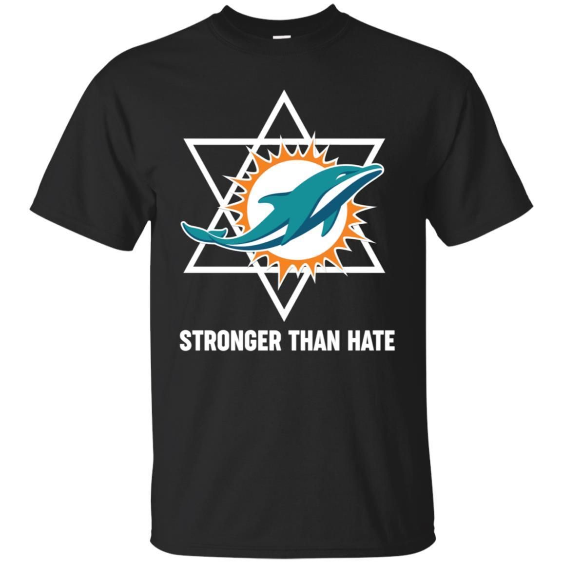 Miami Dolphins Shop - Buy Miami Dolphins With Pittsburgh Stronger Than Hate Classic T Shirt 1