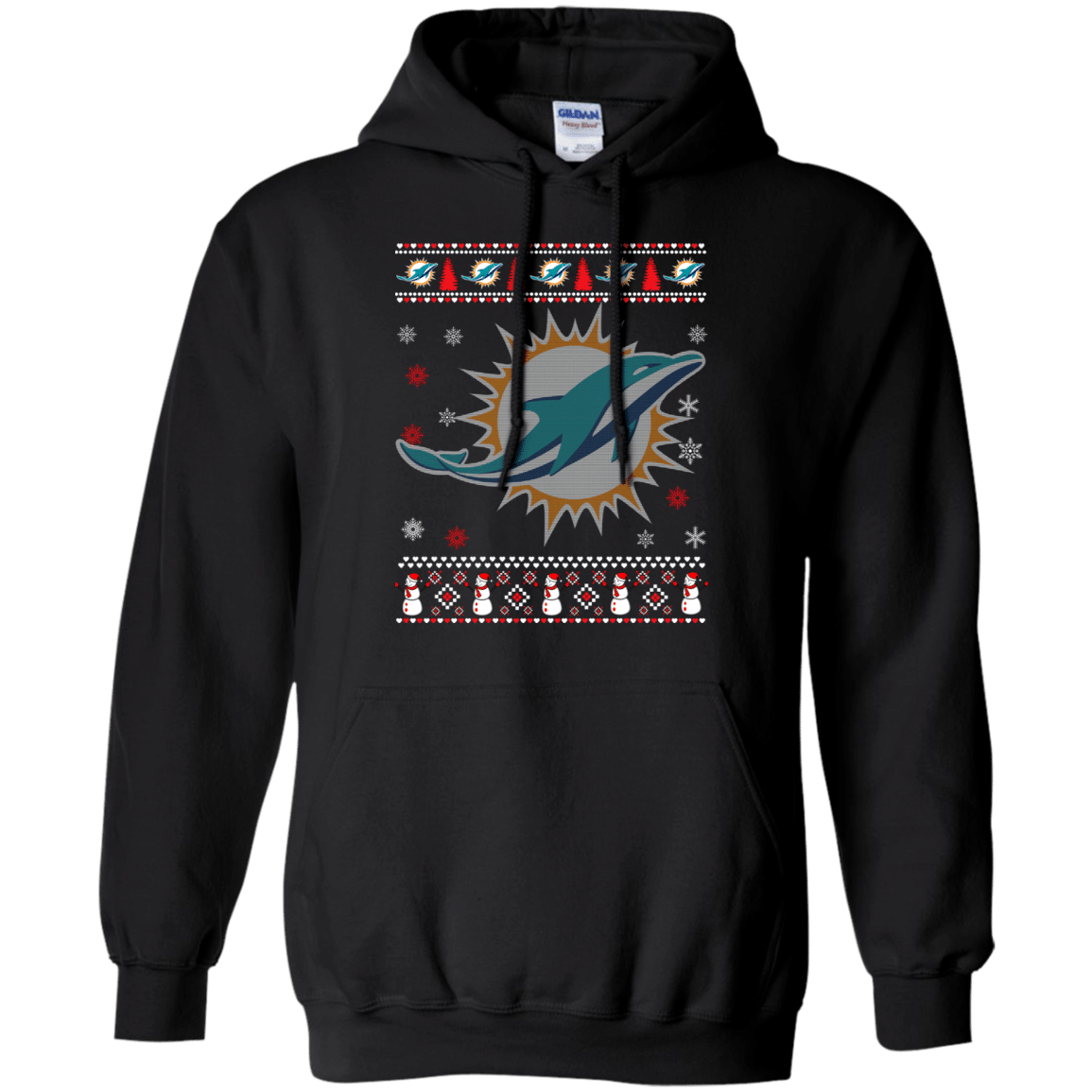 Miami Dolphins Shop - Check out this awesome Miami Dolphins Christmas Ugly Christmas Sweater Hoodie 2