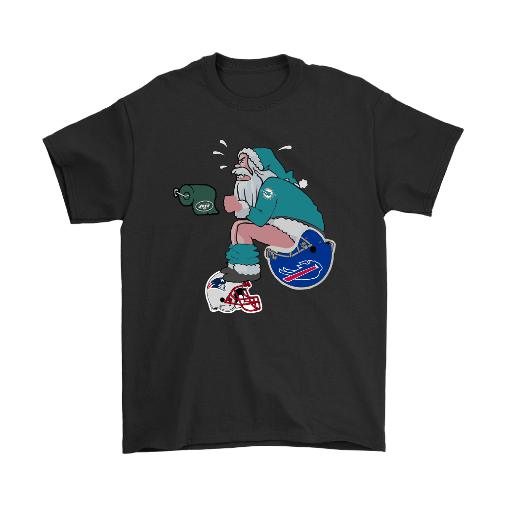 Miami Dolphins Shop - Check out this awesome Santa Claus Miami Dolphins Shit On Other Teams Christmas Shirts 1