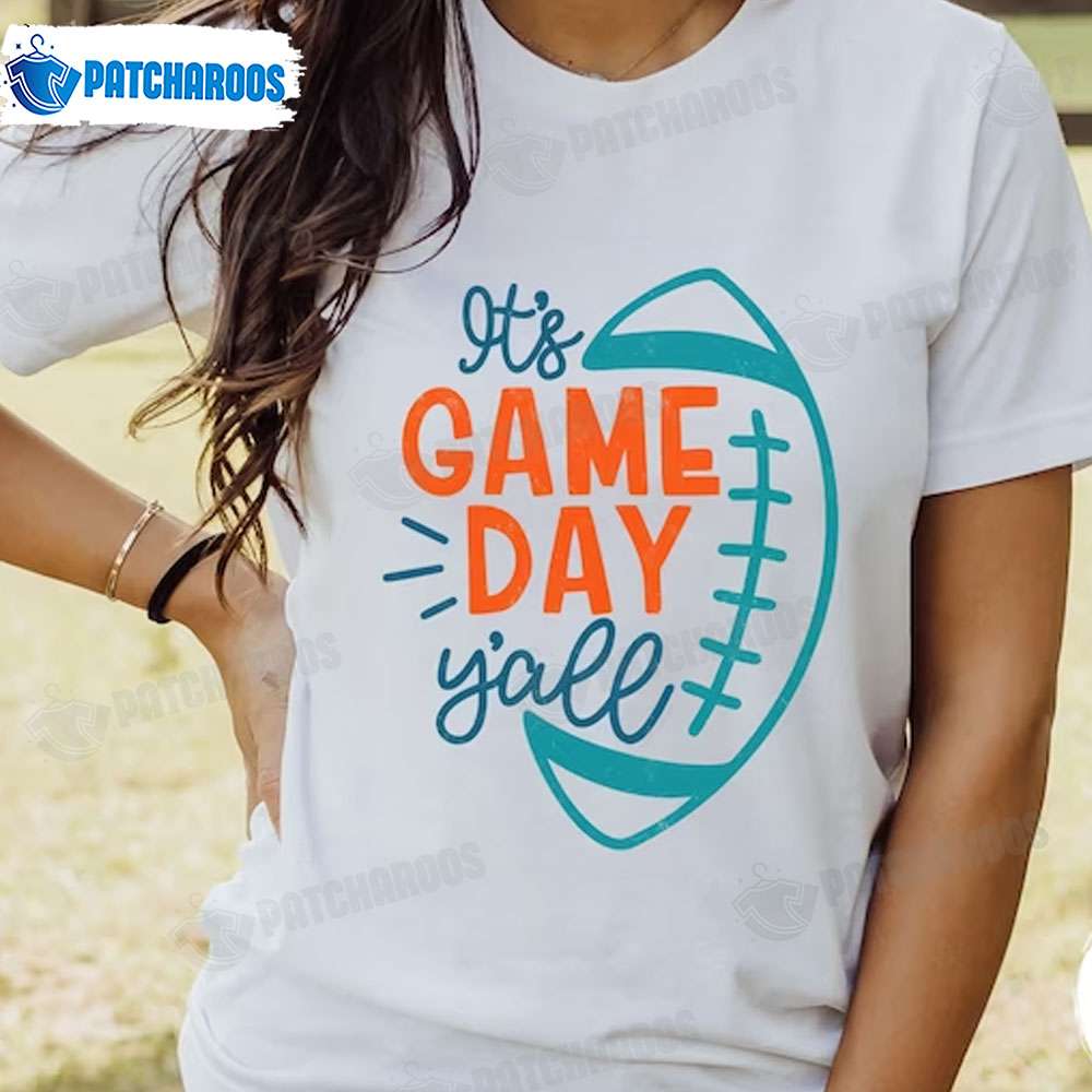 Miami Dolphins Shop - Dolphins Football Game Day T Shirt Miami Dolphins Gift Ideas 1