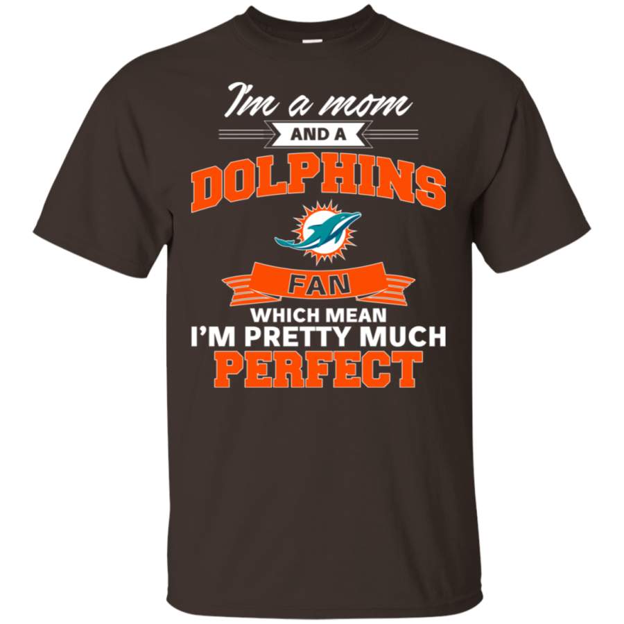 Miami Dolphins Shop - I'm A Mom And A Miami Dolphins Fan T Shirt 2