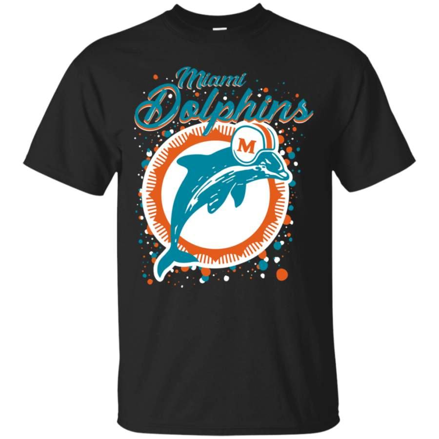 Miami Dolphins Shop - Miami Dolphins vintage logo T Shirt 1