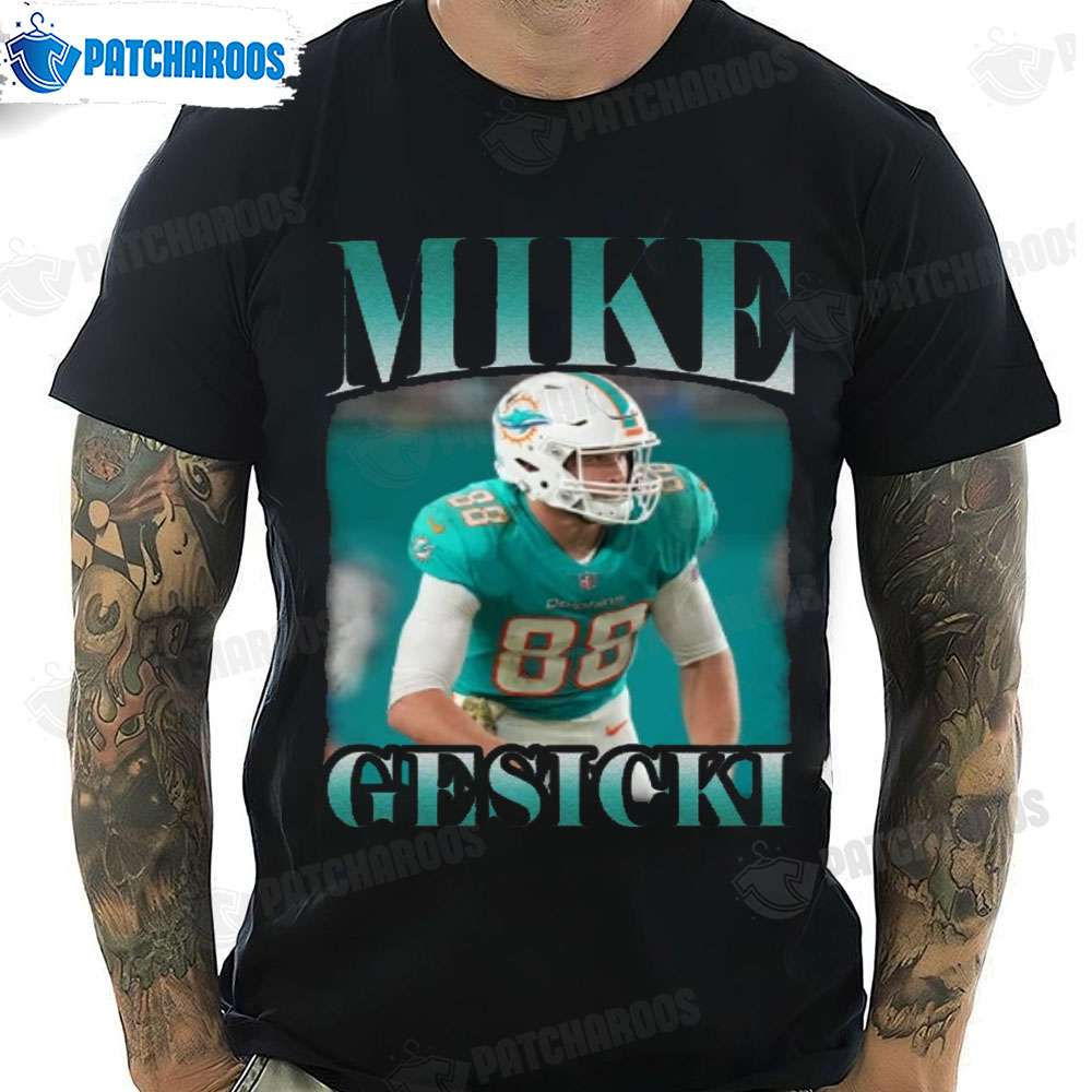 Miami Dolphins Shop - Mike Gesicki Bootleg T Shirt Miami Dolphins Gift 1