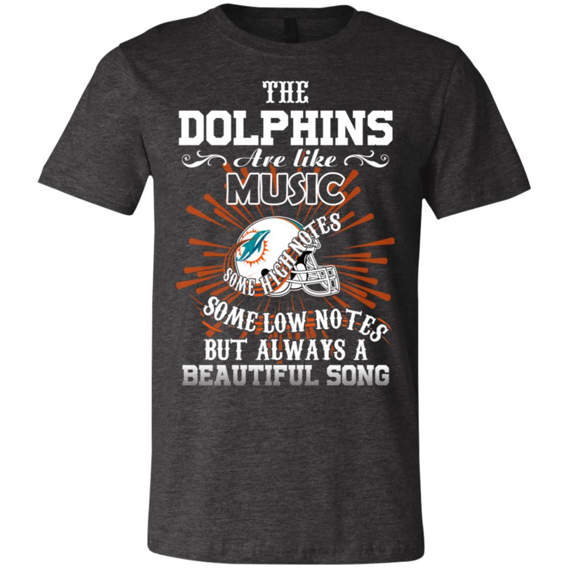 Miami Dolphins Shop - The Miami Dolphins Are Like Music Tshirt For Fan 2