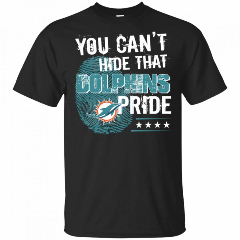 Miami Dolphins Shop - You Cant Hide That Miami Dolphins Pride Shirt