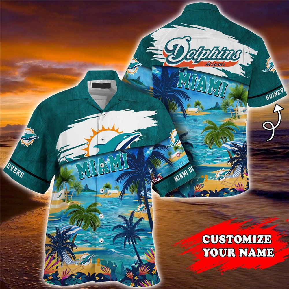 Miami Dolphins Shop - Miami Dolphins Cool Hawaiian Shirt