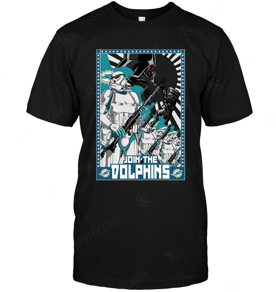 Miami Dolphins Shop - Miami Dolphins Trooper Army Star Wars T shirt 2023 V1