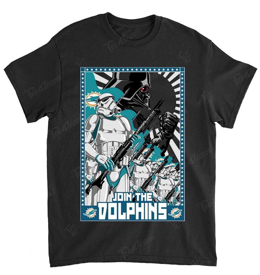Miami Dolphins Shop - Miami Dolphins Trooper Army Star Wars T shirt 2023