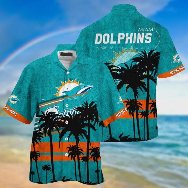 Miami Dolphins Shop - Miami Dolphins NFL Hawaiian Shirt 1