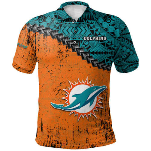 Miami Dolphins Shop - Miami Dolphins Polo Shirt Summer V1