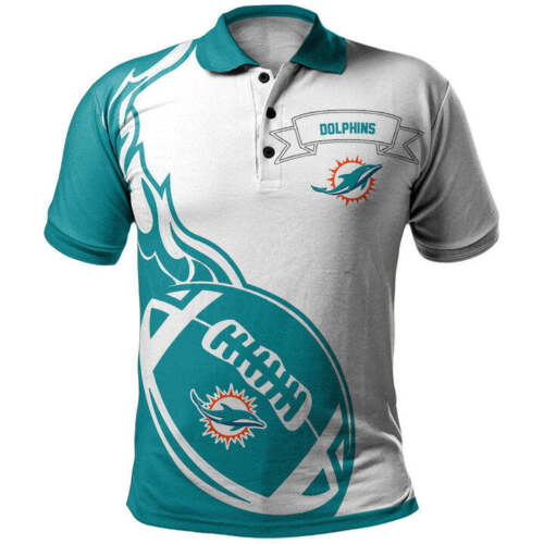 Miami Dolphins Shop - Miami Dolphins Polo Shirt Summer V2