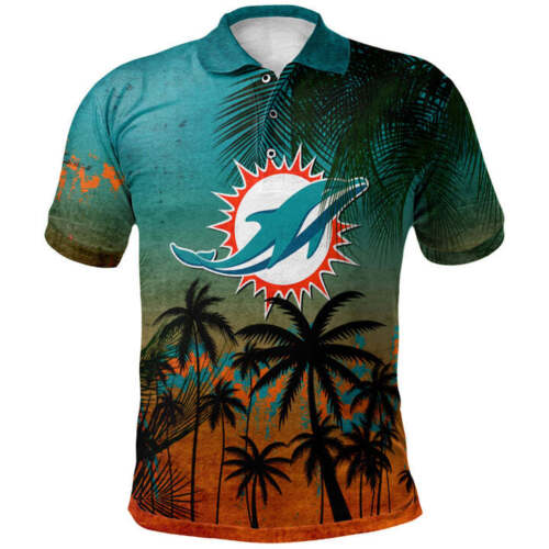 Miami Dolphins Shop - Miami Dolphins Polo Shirt Summer
