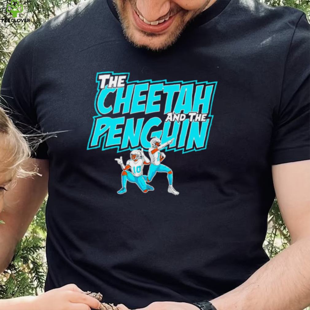Miami Dolphins Shop - Miami Dolphins The Cheetah and The Penguin 2022 shirt 1 1