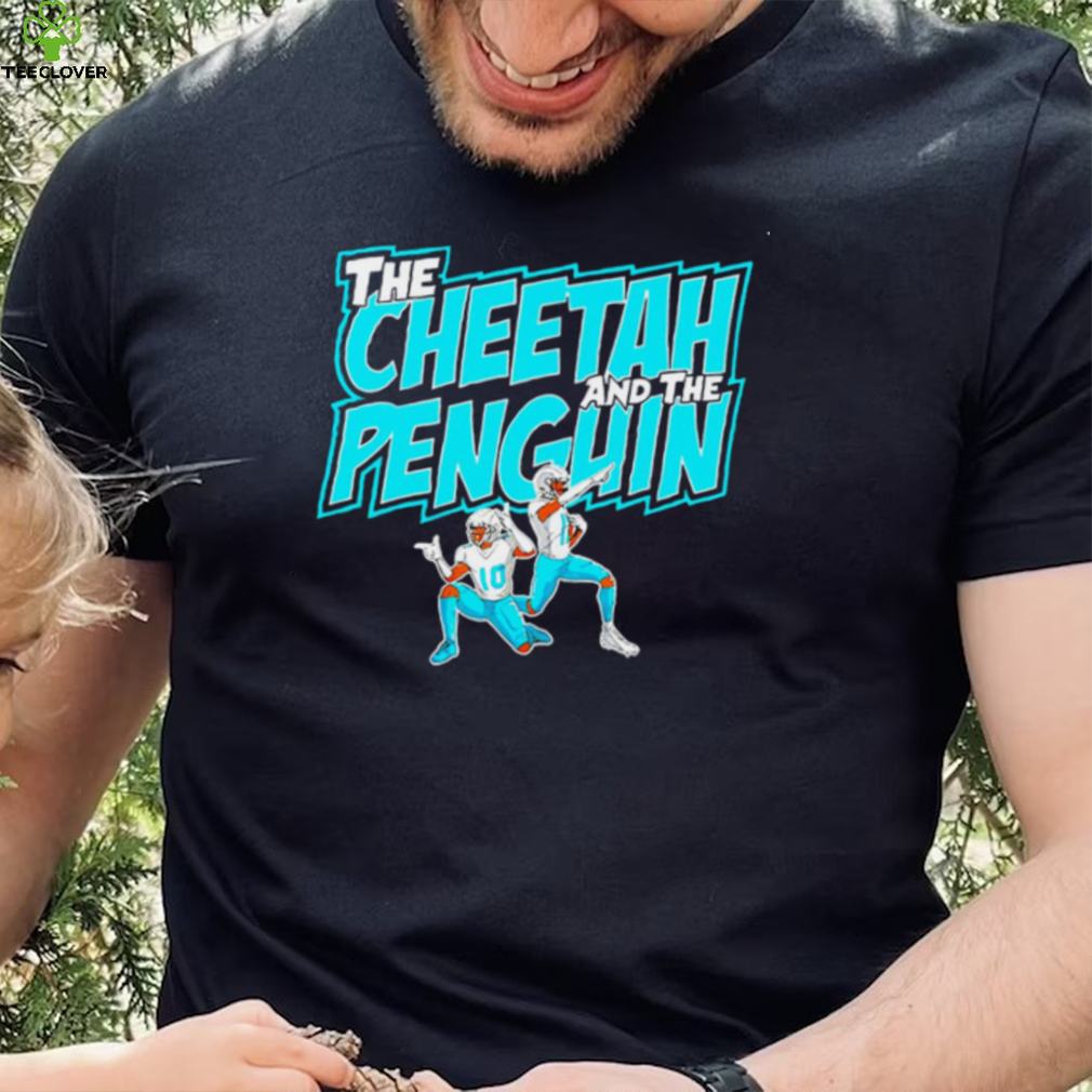Miami Dolphins Shop - Miami Dolphins The Cheetah and The Penguin 2022 shirt 1