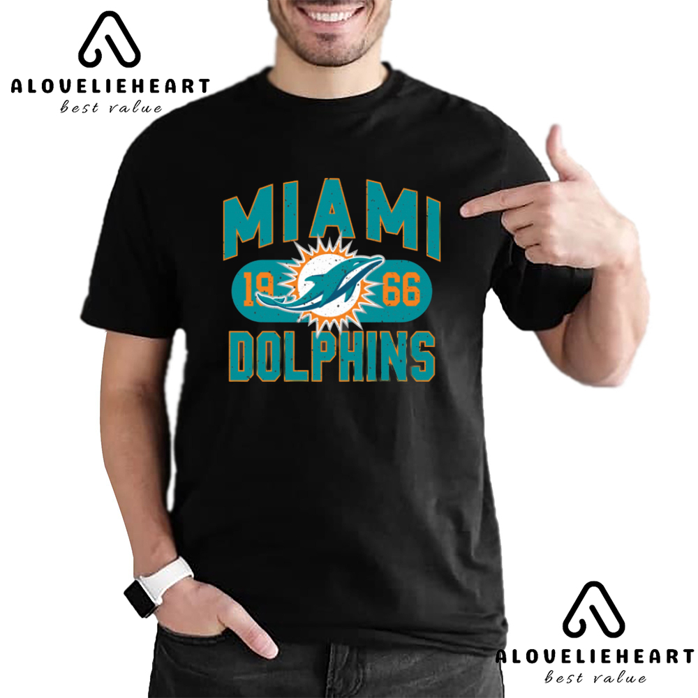 Miami Dolphins Shop - New NFL Football Team Est 1966 Miami Dolphins Shirt Men's 2