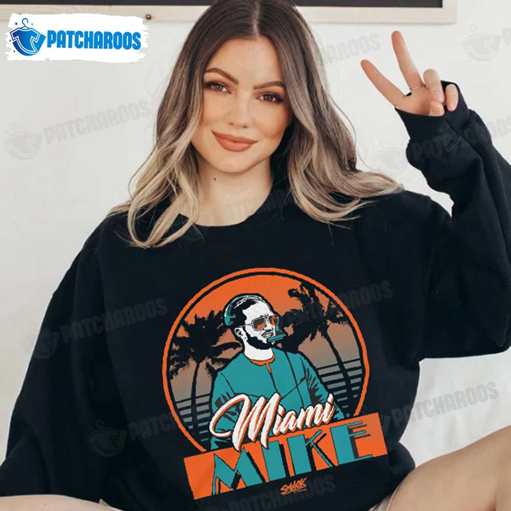 Miami Dolphins Shop - Vintage Miami Mike T Shirt Miami Dolphins Gift Ideas 1