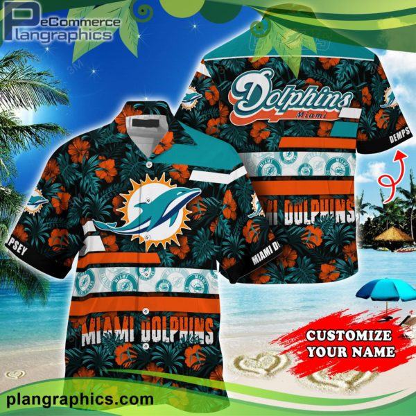 Miami Dolphins Shop - Miami Dolphins NFL Hawaii Shirt
