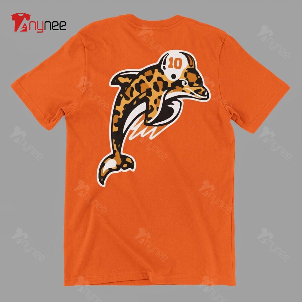 Miami Dolphins Shop - Miami Dolphins Shirt CHEETAH FISH Football