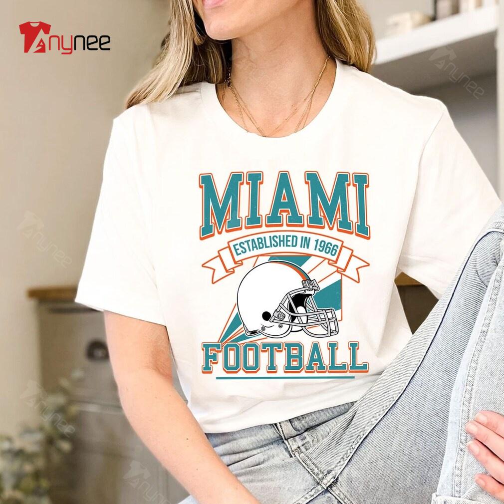 Miami Dolphins Shop - Miami Dolphins Shirt Team Retro