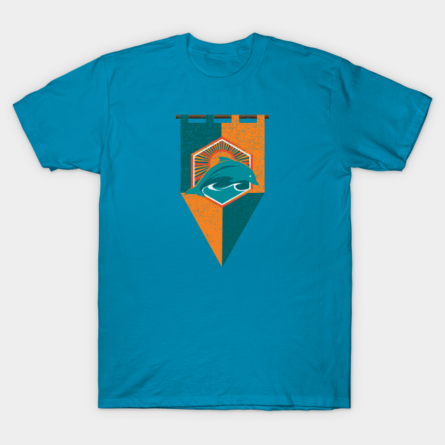 Miami Dolphins Shop - House of Miami Banner T Shirt 1