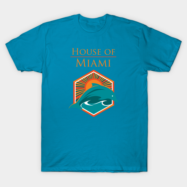 Miami Dolphins Shop - House of Miami T Shirt 1