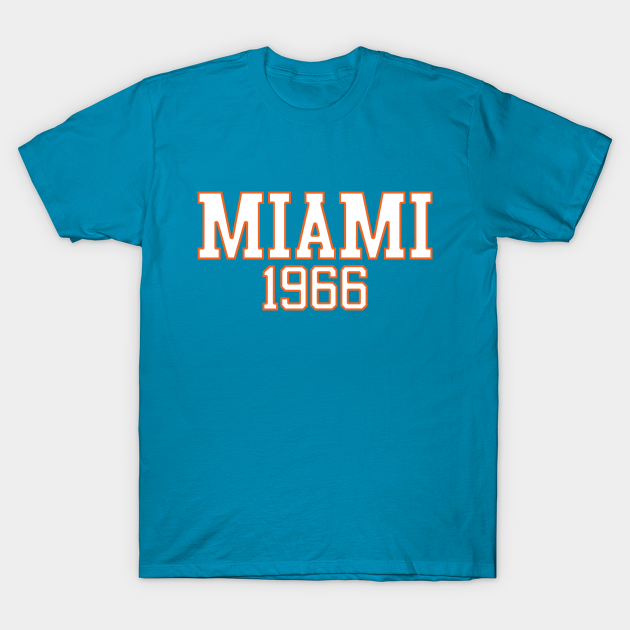 Miami Dolphins Shop - Miami 1966 T Shirt 1