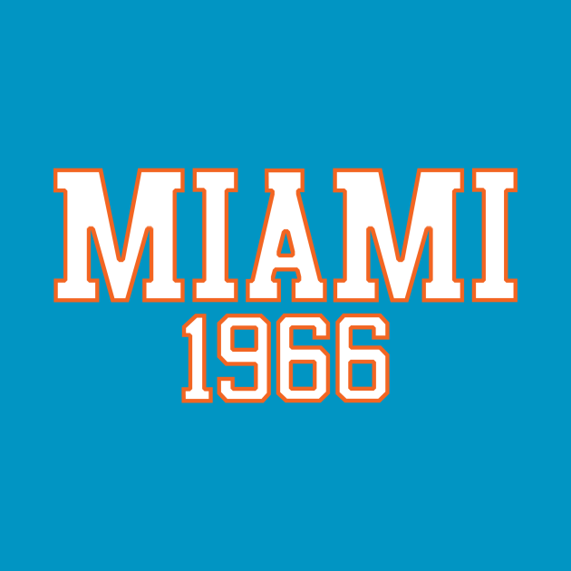 Miami Dolphins Shop - Miami 1966 T Shirt 2