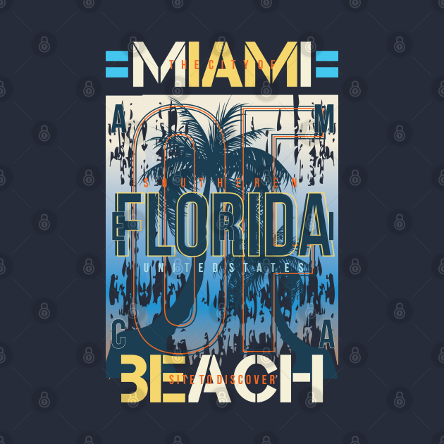 Miami Dolphins Shop - Miami Beach T Shirt 2