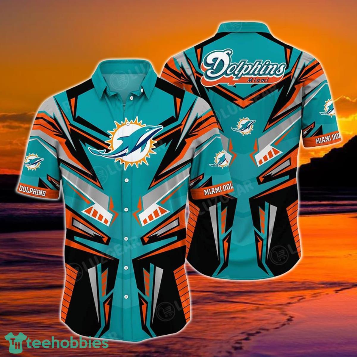 Miami Dolphins Shop - Miami Dolphins NFL Hawaiian Shirt 3D
