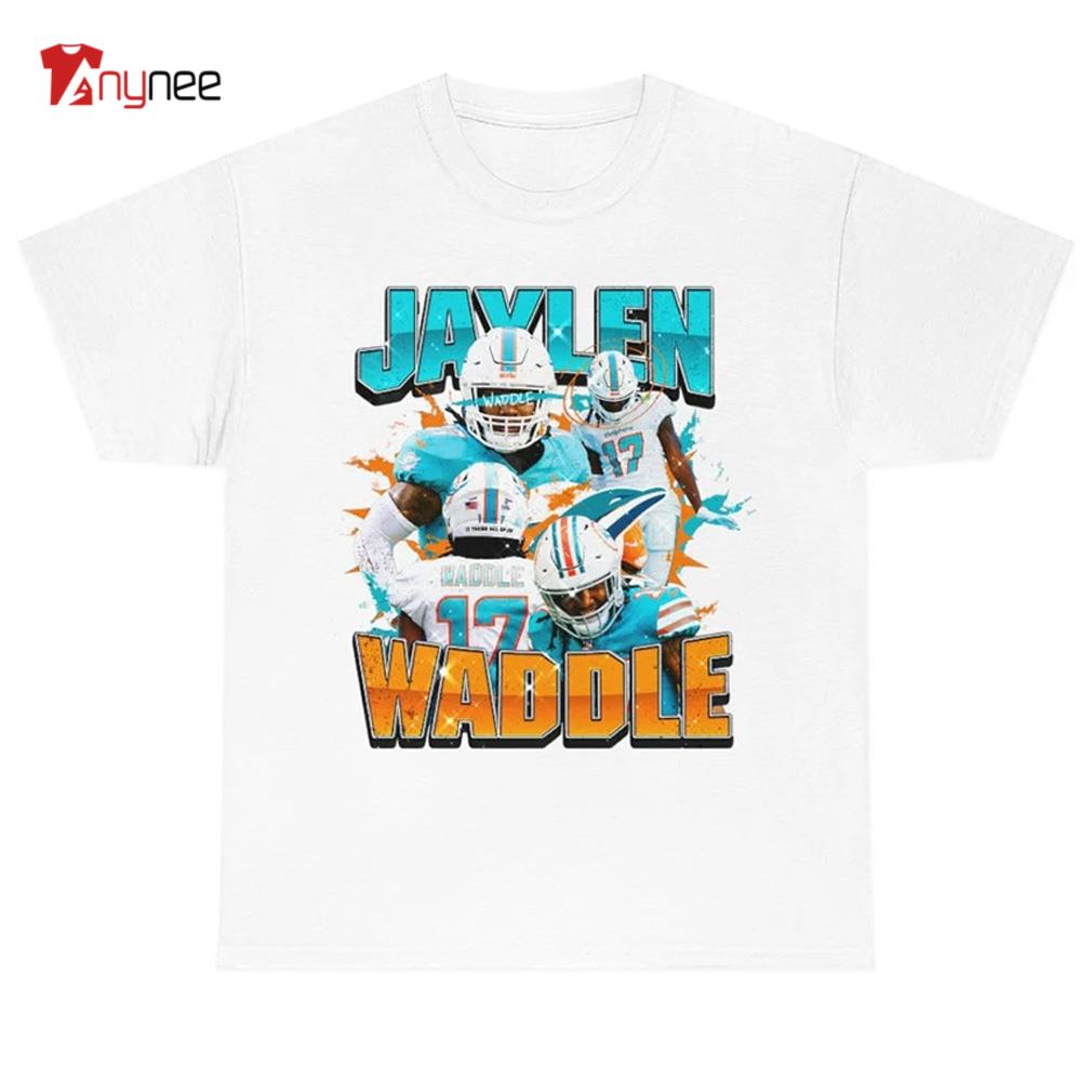 Vintage Jaylen Waddle Shirt Miami Dolphins