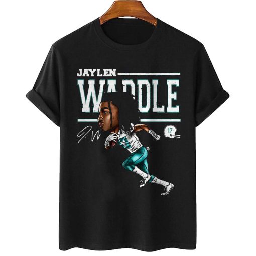 Miami Dolphins Shop - Waddle Jaylen Cartoon Style Miami Dolphins T shirt
