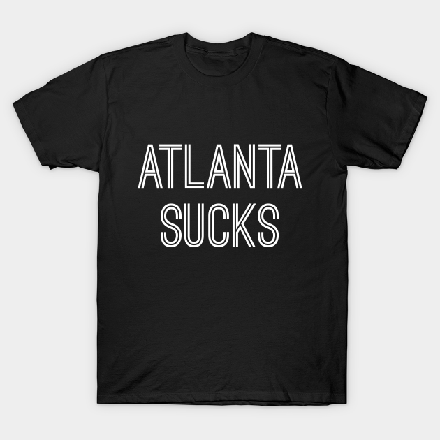 Miami Dolphins Shop - Atlanta Sucks White Text T Shirt 1