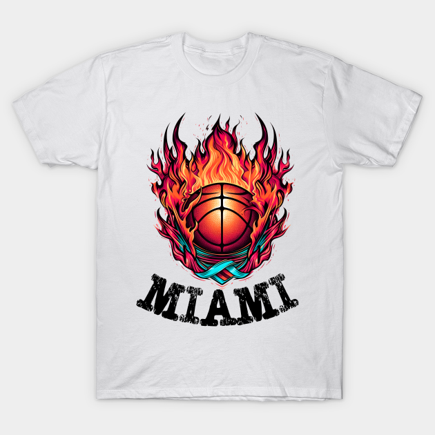 Miami Dolphins Shop - Miami Basketball T Shirt 1 1