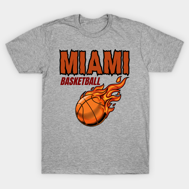 Miami Dolphins Shop - Miami Basketball T Shirt 1