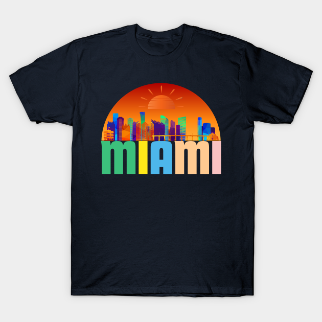 Miami Dolphins Shop - Miami City T Shirt 1