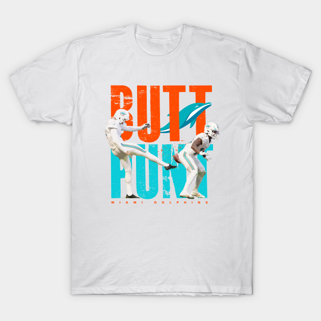 Miami Dolphins Shop - Miami Dolphins Butt Punt T Shirt 1