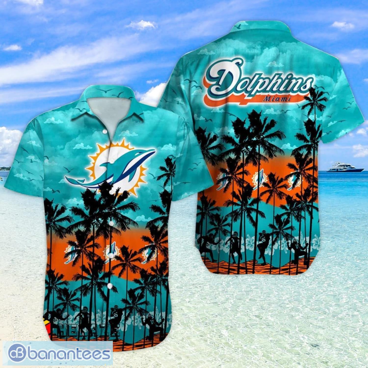 Miami Dolphins Shop - Miami Dolphins NFL Coconut Pattern 2023 Summer