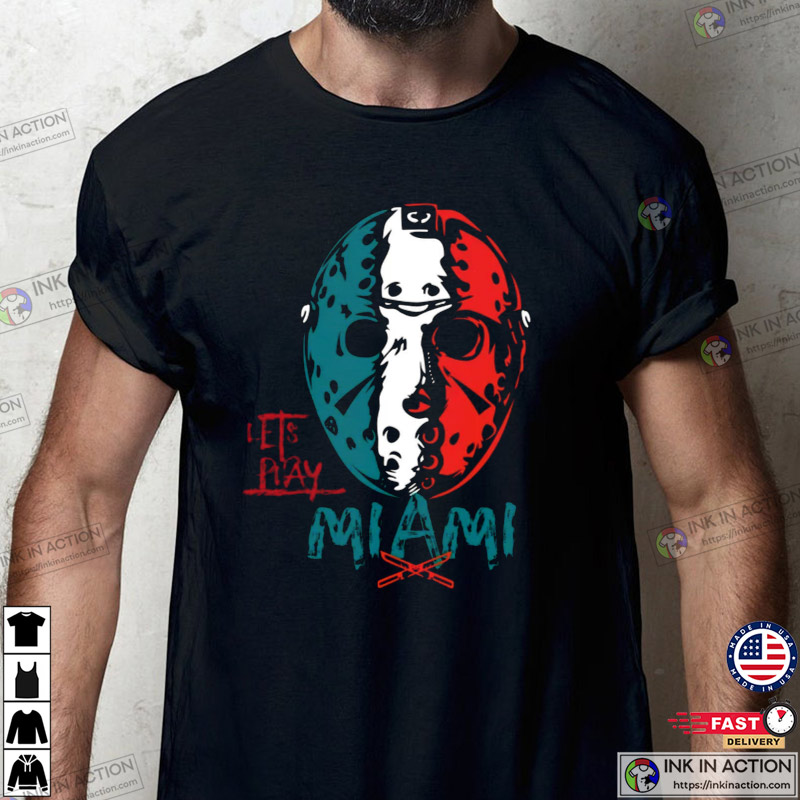 Miami Dolphins Shop - Miami Dolphins Football Halloween Mask T shirt