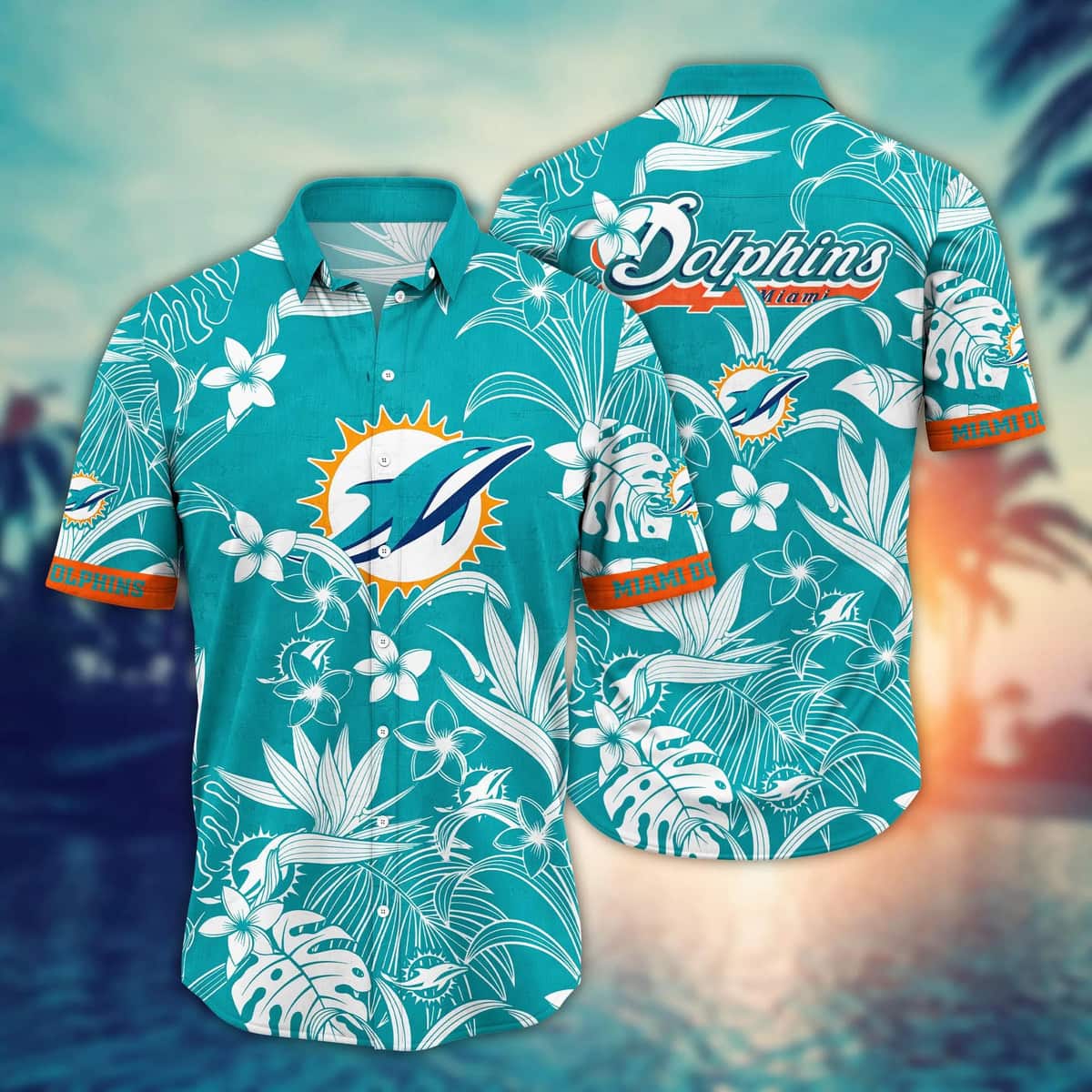Miami Dolphins Shop - Aloha NFL Miami Dolphins Hawaiian Shirt Summer V3
