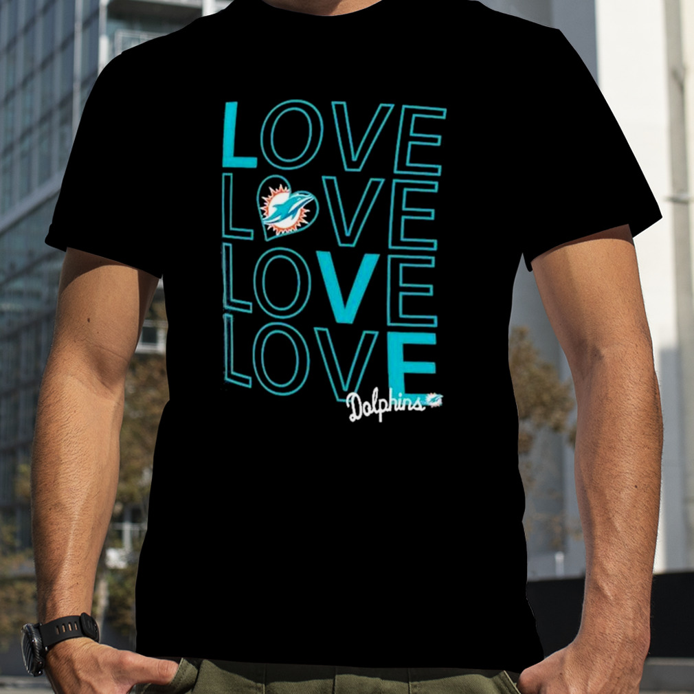Miami Dolphins Shop - Miami Dolphins G III Love Graphic T Shirt