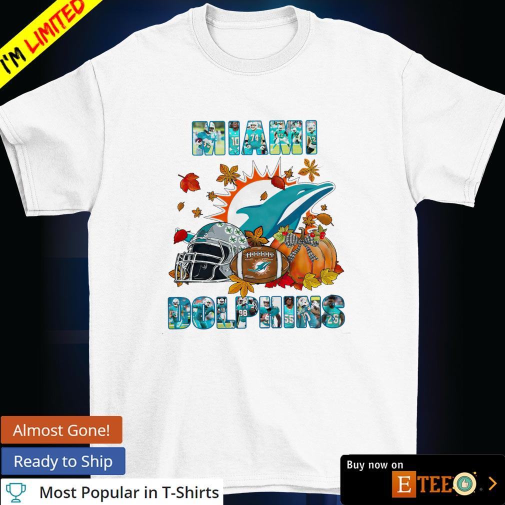 Miami Dolphins Shop - Miami Dolphins fall helmet pumpkin shirt