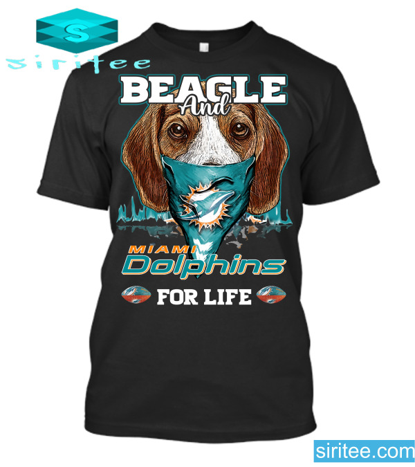 Miami Dolphins Shop - Beagle 4life Miami Dolphins T Shirt