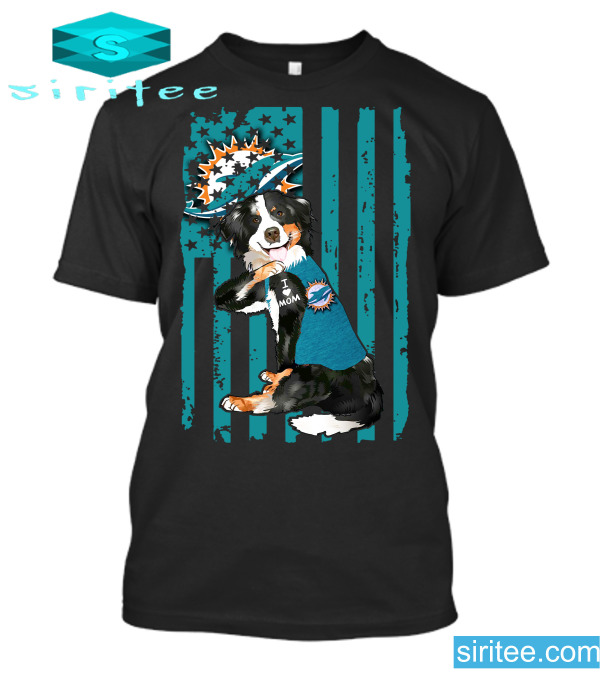 Miami Dolphins Shop - Border Collie Miami Dolphins T Shirt