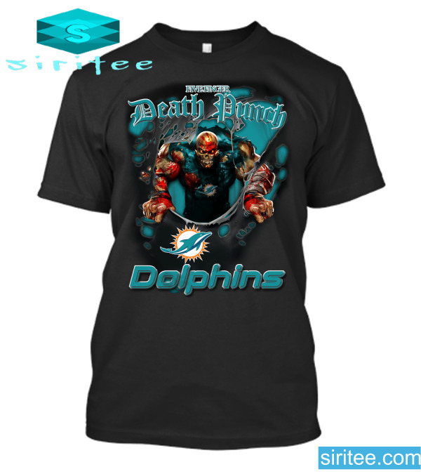 Miami Dolphins Shop - Five Finger Death Punch Miami Dolphins T shirt