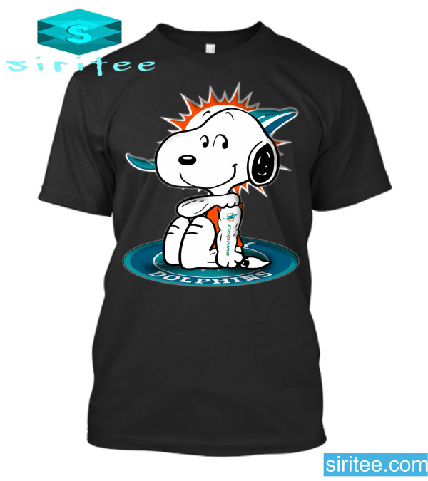 Miami Dolphins Shop - Miami Dolphins Snoopy T Shirt