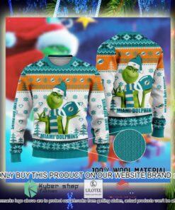 NFL Miami Dolphins The Grinch Christmas Ugly Sweater