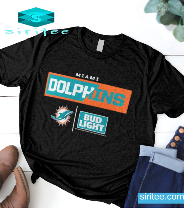 Miami Dolphins Shop - Official Miami Dolphins 49ers NFL x Bud Light T Shirt