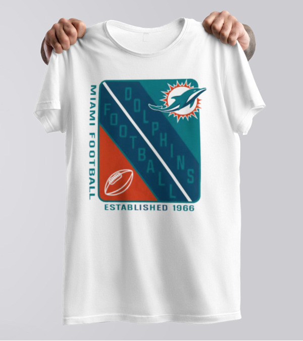Miami Dolphins Shop - Miami Dolphins Starter Shield Graphic T Shirt