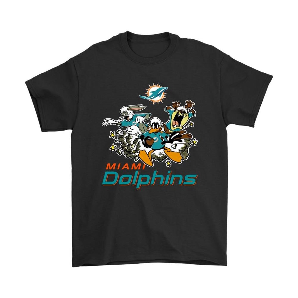 Miami Dolphins Shop - The Looney Tunes Football Team Miami Dolphins Nfl Shirts